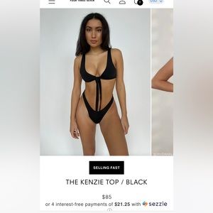 437 black bikini